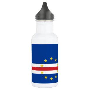 Botella De Agua Bandera de Cabo Verde