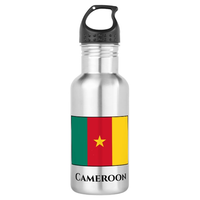 Botella De Agua Bandera de Camerún (Anverso)
