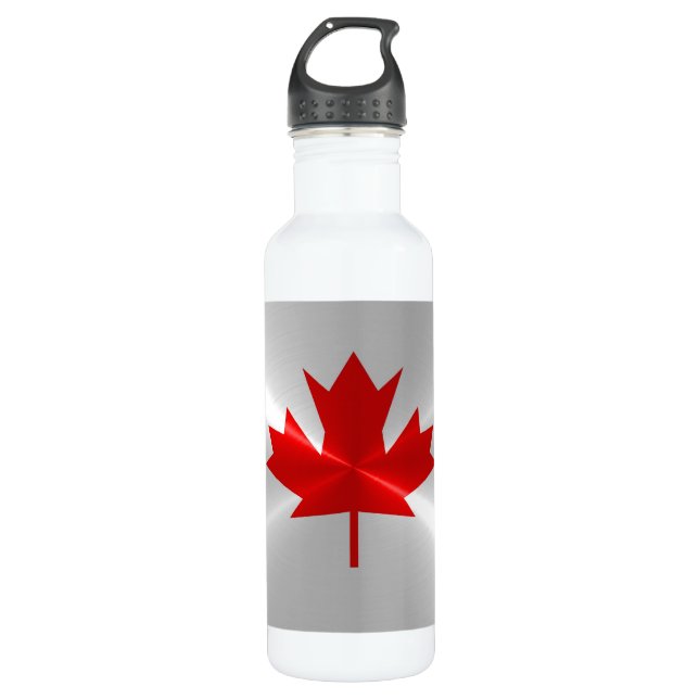 Botella De Agua Bandera de Canadá (Anverso)