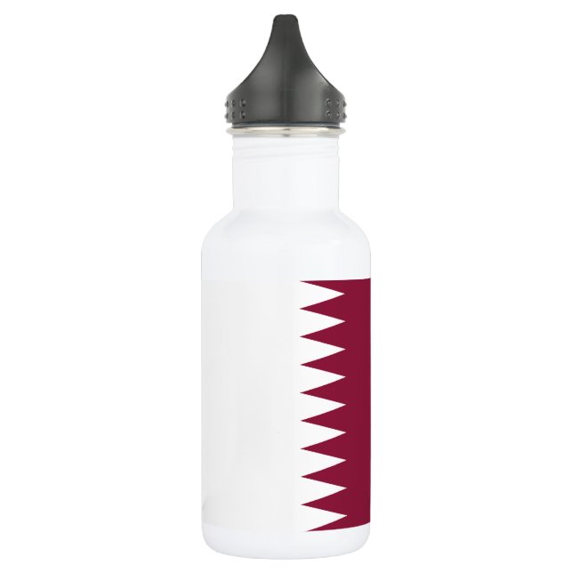 Botella De Agua Bandera de Catar (Izquierda)
