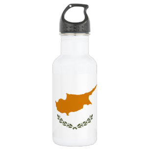 Botella De Agua Bandera de Chipre