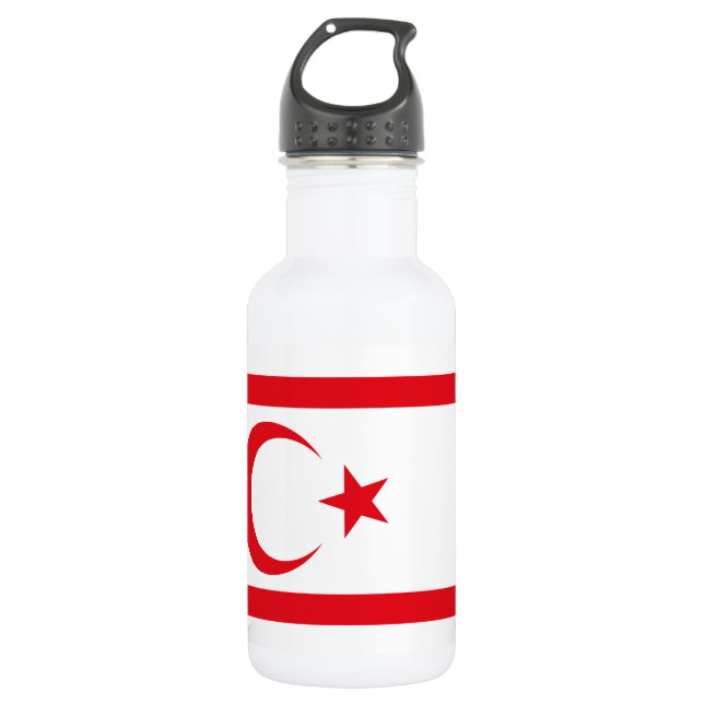 Botella De Agua Bandera de Chipre del Norte (Anverso)