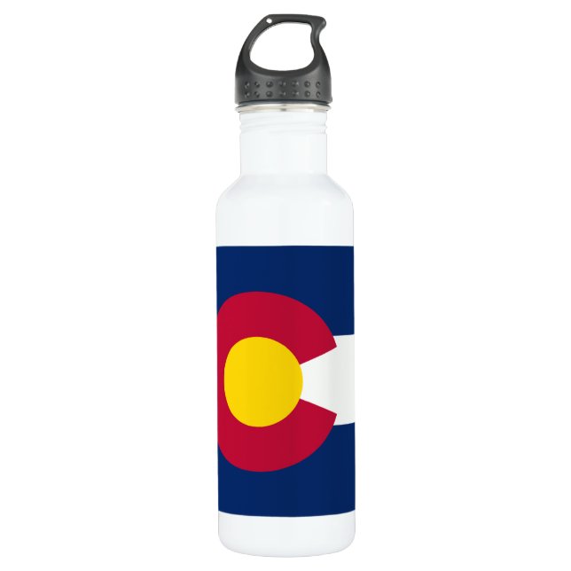 Botella De Agua Bandera de Colorado (Anverso)