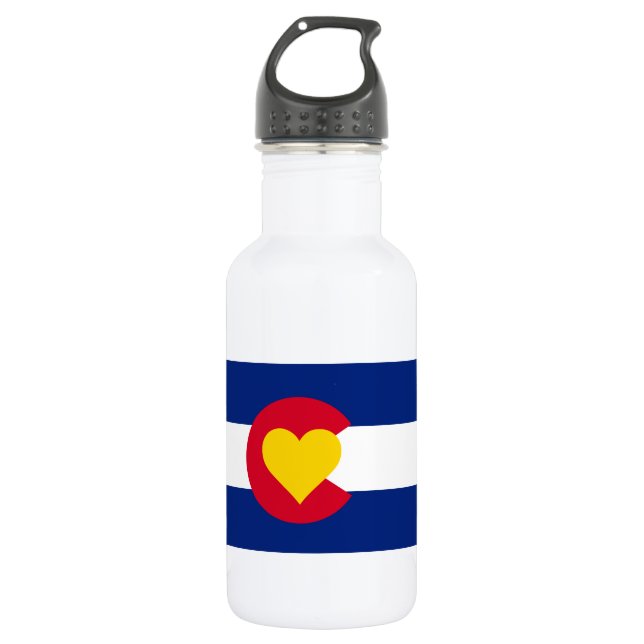 Botella De Agua Bandera de Colorado (Anverso)