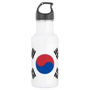 Botella De Agua Bandera de Corea del Sur