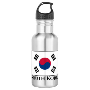 Botella De Agua Bandera de Corea del Sur
