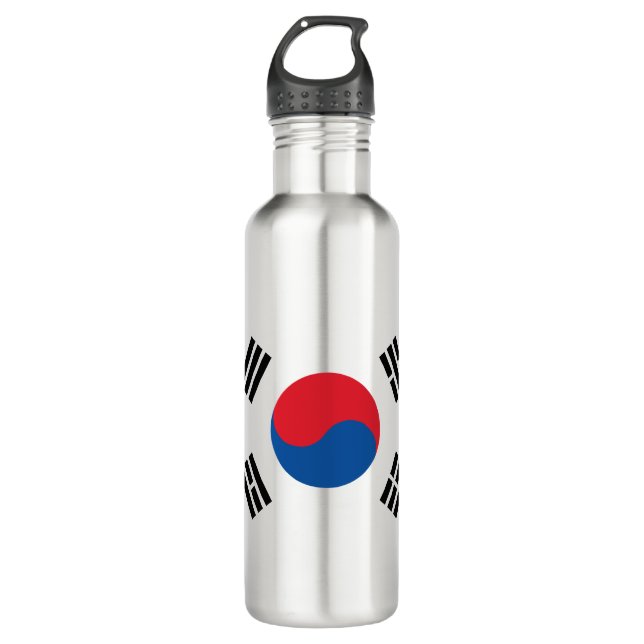 Botella De Agua Bandera de Corea del Sur (Anverso)