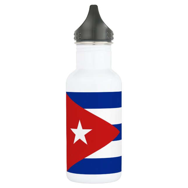 Botella De Agua Bandera de Cuba (Izquierda)