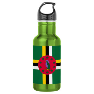 Botella De Agua Bandera de Dominica