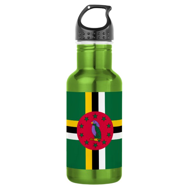 Botella De Agua Bandera de Dominica (Anverso)