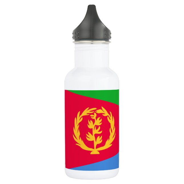Botella De Agua Bandera de Eritrea (Izquierda)