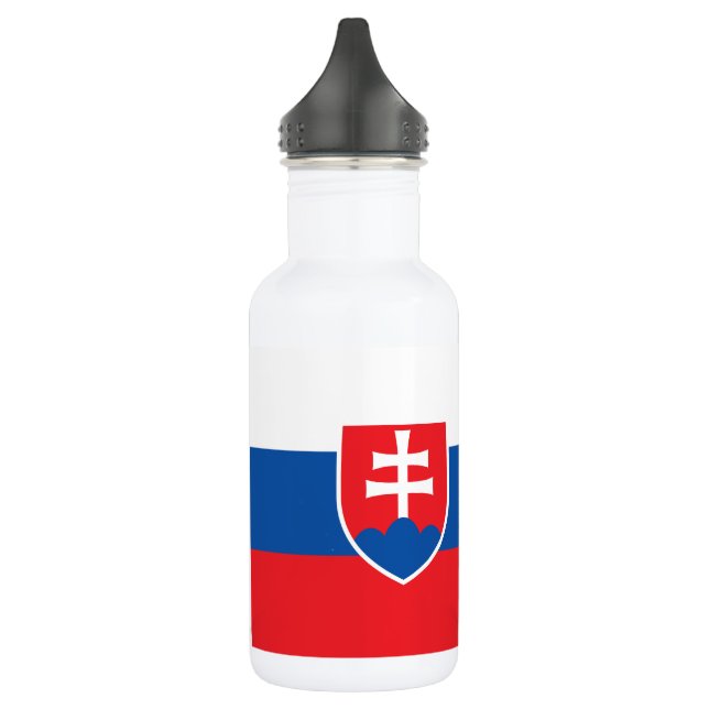 Botella De Agua Bandera de Eslovaquia (Izquierda)