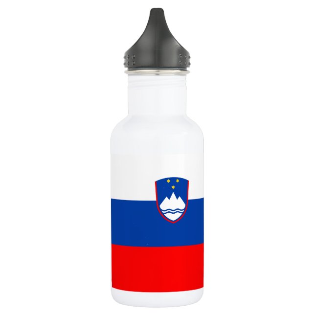 Botella De Agua Bandera de Eslovenia (Izquierda)