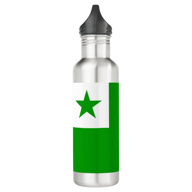Botella De Agua Bandera de esperanto (Izquierda)