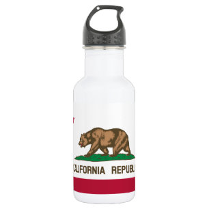 Botella De Agua Bandera de estado de California