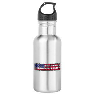 Botella De Agua Bandera de Estados Unidos