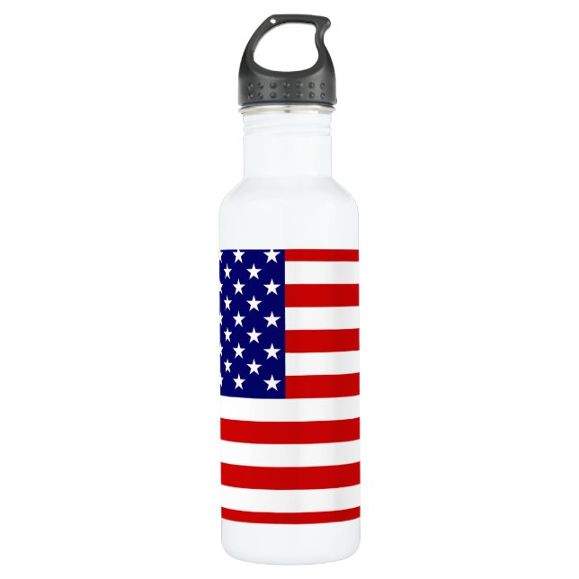 Botella De Agua Bandera de Estados Unidos (Anverso)