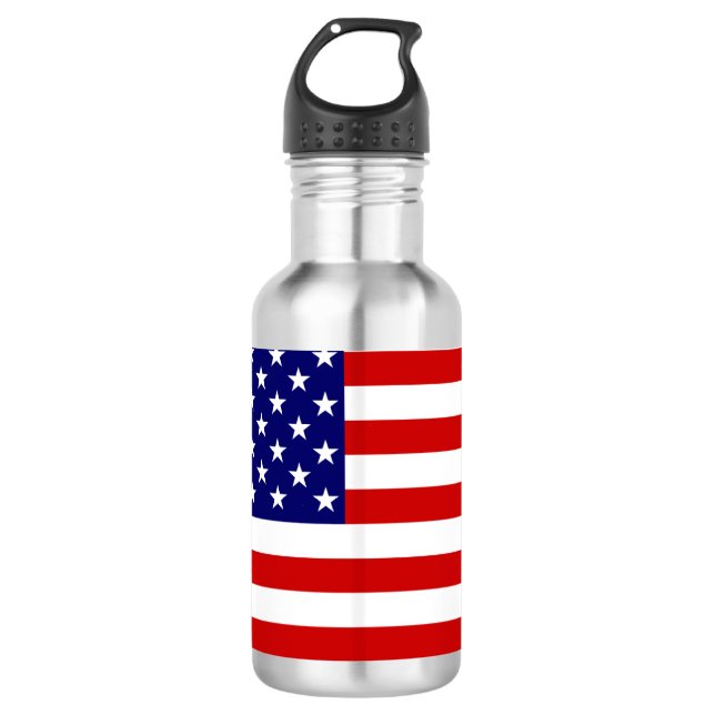 Botella De Agua Bandera de Estados Unidos (Anverso)