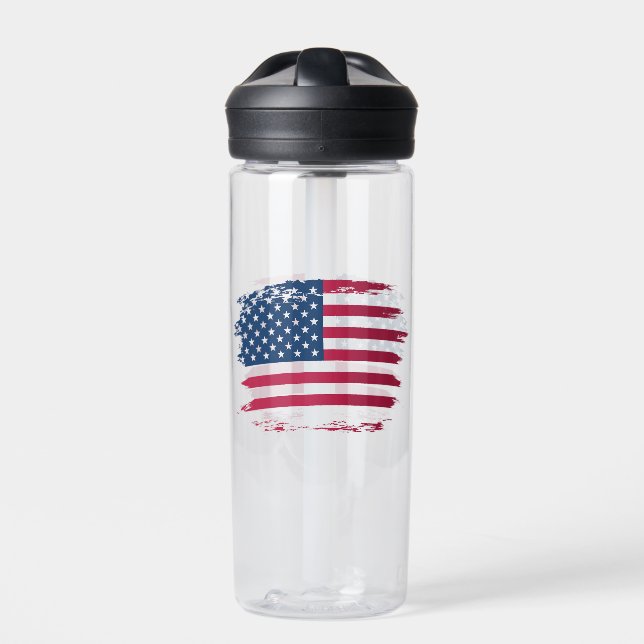 Botella De Agua Bandera de Estados Unidos (Delante)