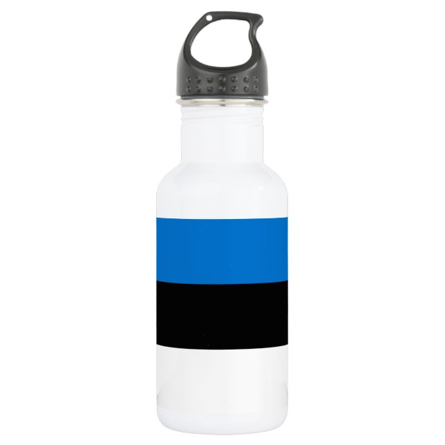 Botella De Agua Bandera de Estonia (Anverso)