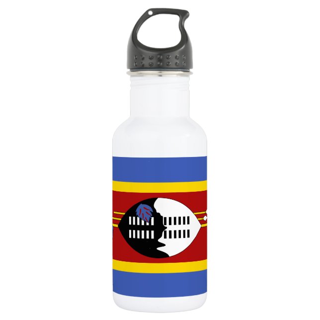 Botella De Agua Bandera de Eswatini (Anverso)
