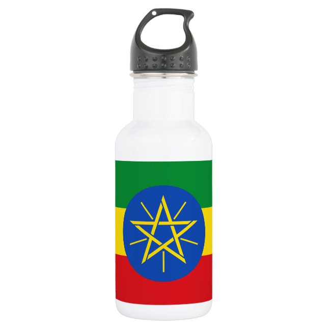 Botella De Agua Bandera de Etiopía (Anverso)