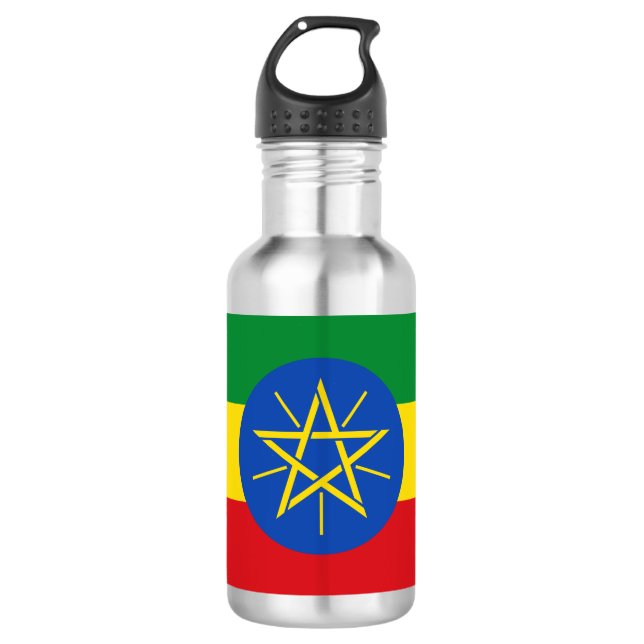 Botella De Agua Bandera de Etiopía (Anverso)