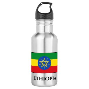 Botella De Agua Bandera de Etiopía (etíope)