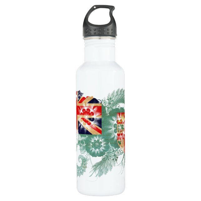 Botella De Agua Bandera de Fiji (Anverso)