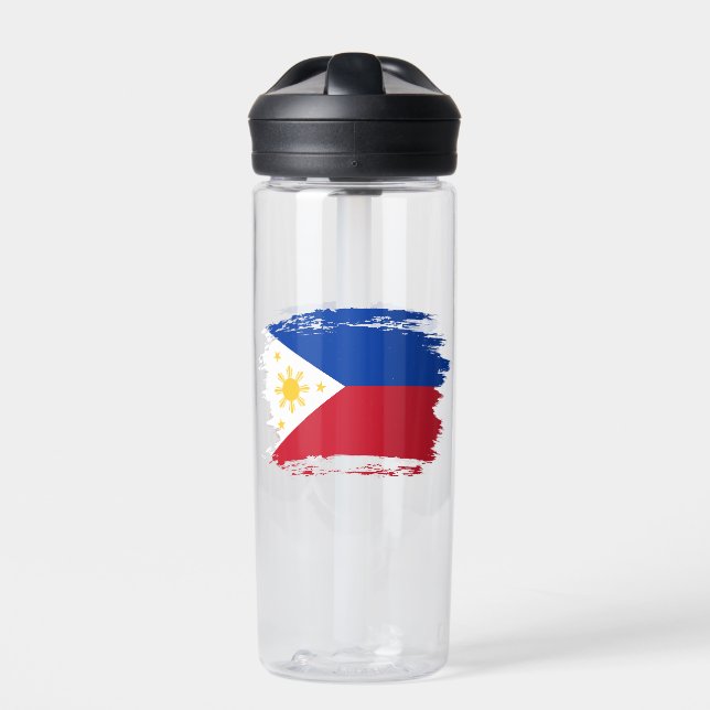 Botella De Agua Bandera de Filipinas (Delante)