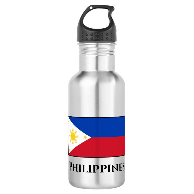 Botella De Agua Bandera de Filipinas (Anverso)
