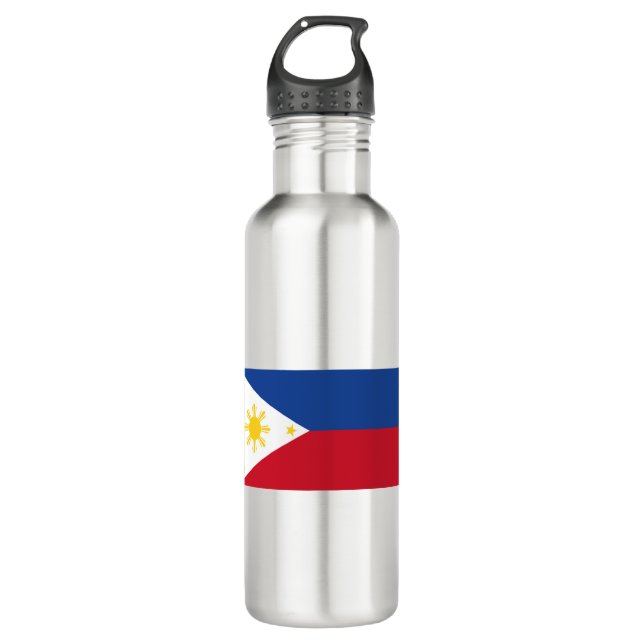 Botella De Agua Bandera de Filipinas (Anverso)