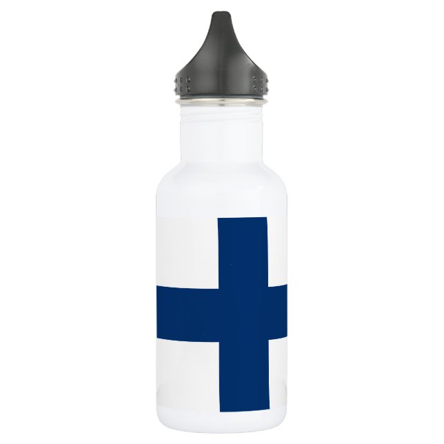 Botella De Agua Bandera de Finlandia (Izquierda)
