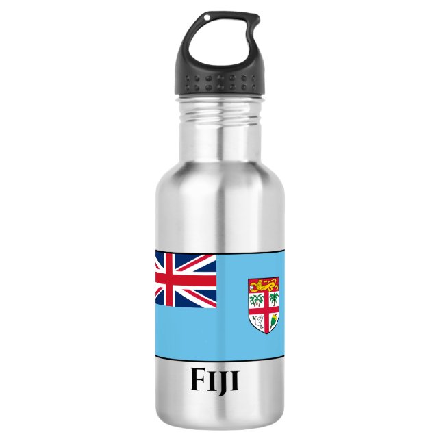 Botella De Agua Bandera de Fiyi (Anverso)
