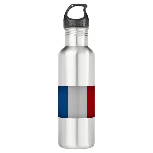 Botella De Agua Bandera de Francia (Anverso)