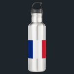 Botella De Agua Bandera de Francia<br><div class="desc">Mostrar orgullo por tu herencia francesa</div>