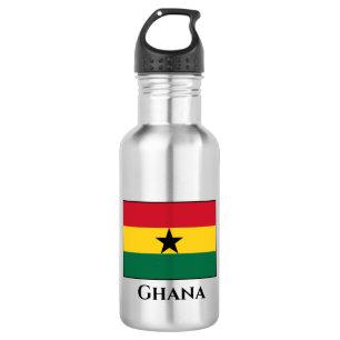 Botella De Agua Bandera de Ghana
