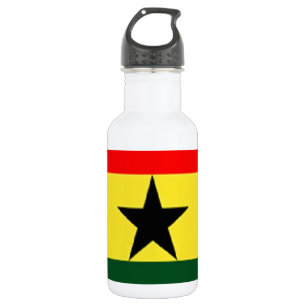 Botella De Agua Bandera de Ghana