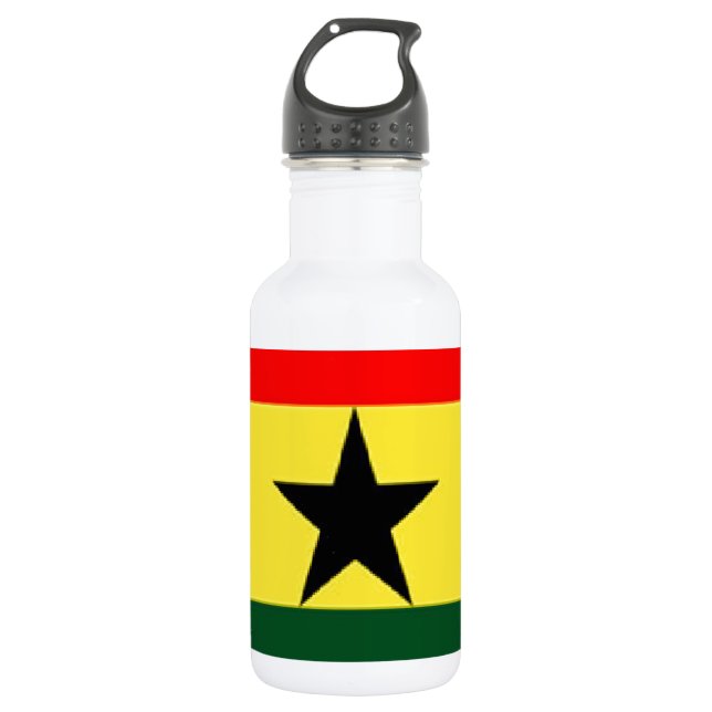 Botella De Agua Bandera de Ghana (Anverso)