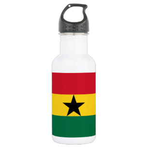 Botella De Agua Bandera de Ghana