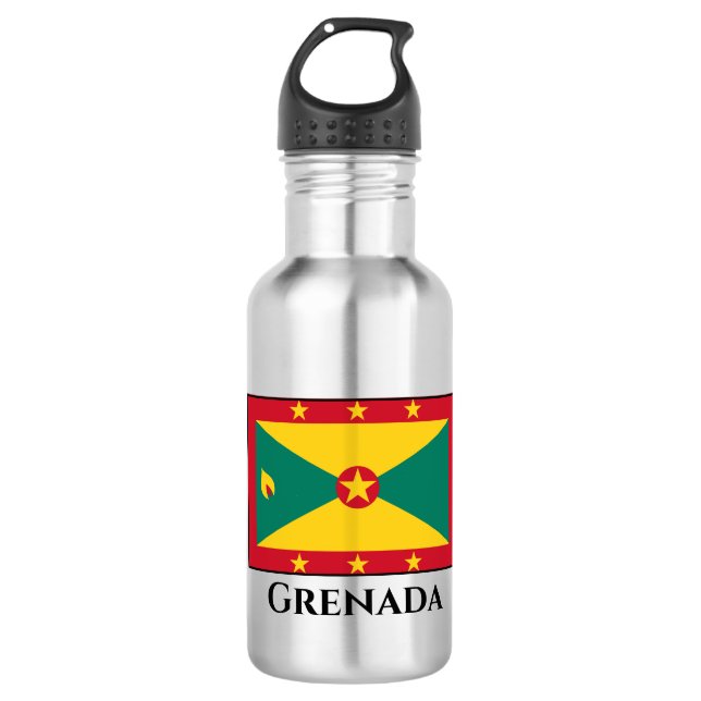 Botella De Agua Bandera de Granada (Anverso)
