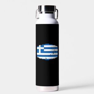 Botella De Agua Bandera de Grecia