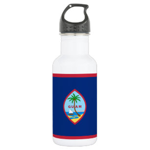 Botella De Agua Bandera de Guam