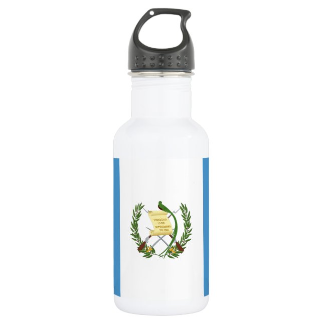 Botella De Agua Bandera de Guatemala (Anverso)
