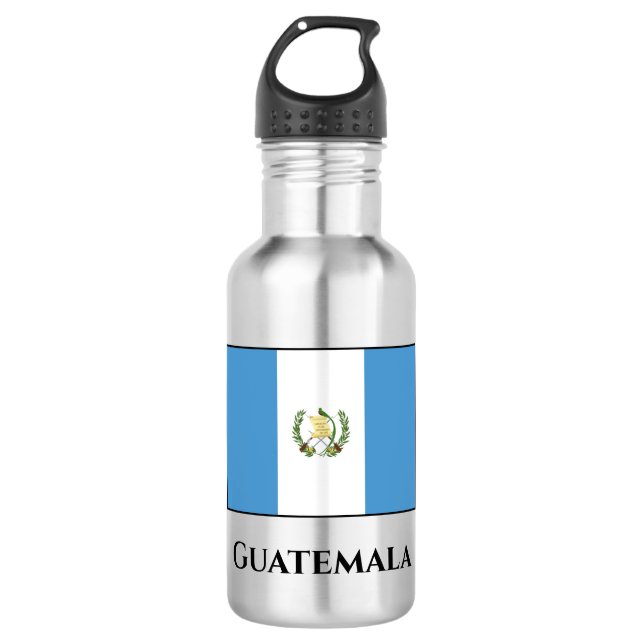 Botella De Agua Bandera de Guatemala (Guatemala) (Anverso)