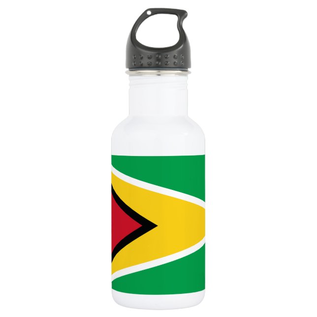 Botella De Agua Bandera de Guyana (Anverso)