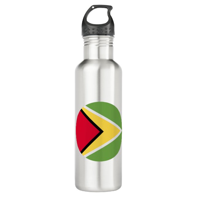 Botella De Agua Bandera de Guyana (Anverso)