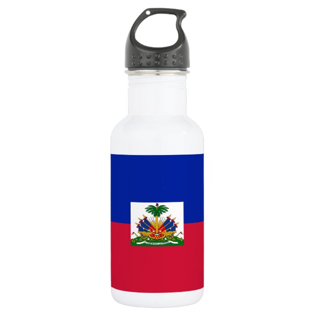 Botella De Agua Bandera de Haití (Anverso)