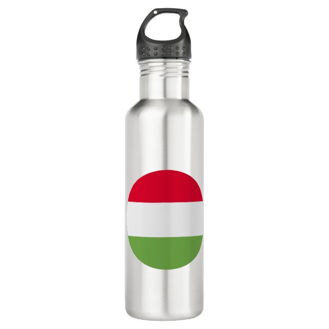 Botella De Agua Bandera de Hungría (Anverso)
