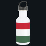 Botella De Agua Bandera de Hungría<br><div class="desc">Bandera patriótica de Hungría.</div>